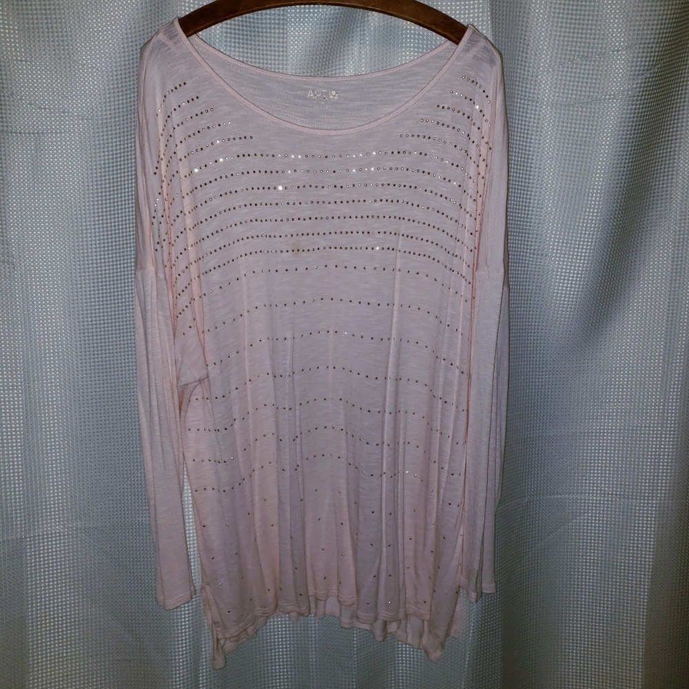 Apt 9 Rose Gold Studded Tunic